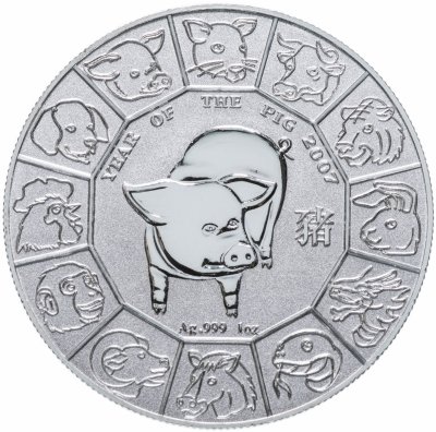 купить Ниуэ 1 доллар 2007 "Китайский гороскоп - Год Свиньи"