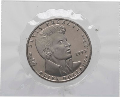купить Маршалловы острова 5 долларов (dollars) 1993 «Элвис Пресли»