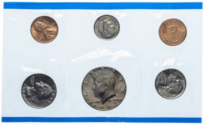 купить США годовой набор 1987 P (5 монет + жетон)