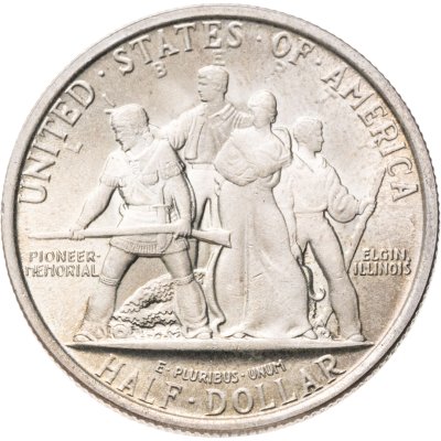 купить США 50 центов (1/2 доллара, half dollar) 1936 "100 лет городу Элджин"