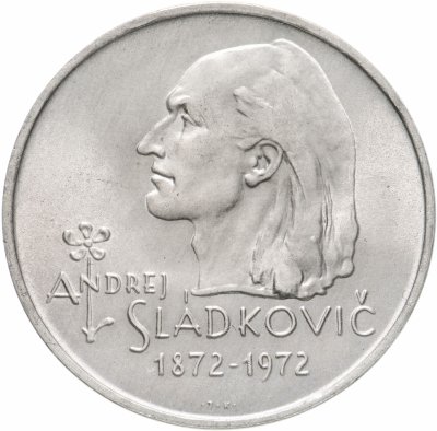 купить Чехословакия 20 крон (korun) 1972 "100 лет со дня смерти Андрея Сладковича"