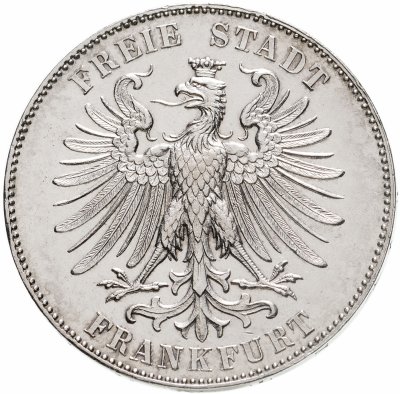 купить Франкфурт 1 талер 1859 100 лет со дня рождения Шиллера