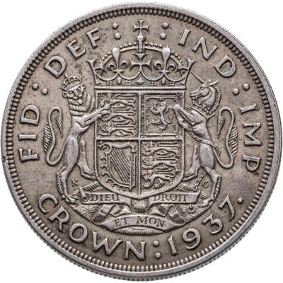купить Великобритания 1 крона (crown) 1937 "Коронация Короля Георга VI"
