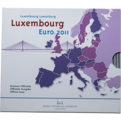 купить Люксембург 2011 официальный набор евро из 9 монет в буклете