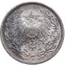 Купить Германия 1/2 марки (mark) 1916 F знак монетного двора: "F" - Штутгарт, в слабе Монетник.ру MS62