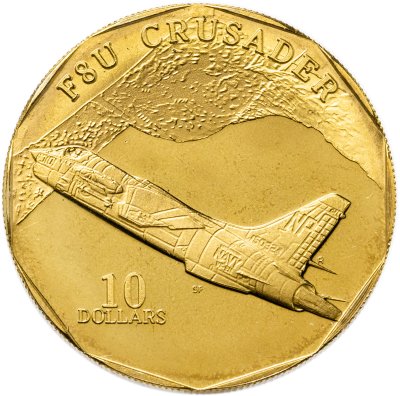 купить Маршалловы острова 10 долларов 1995 «Самолет FSU CRUSADER»