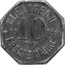 Купить Германия "Швебиш-Халль" 10 пфеннигов 1918 нотгельд