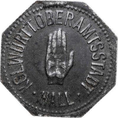 купить Германия "Швебиш-Халль" 10 пфеннигов 1918 нотгельд
