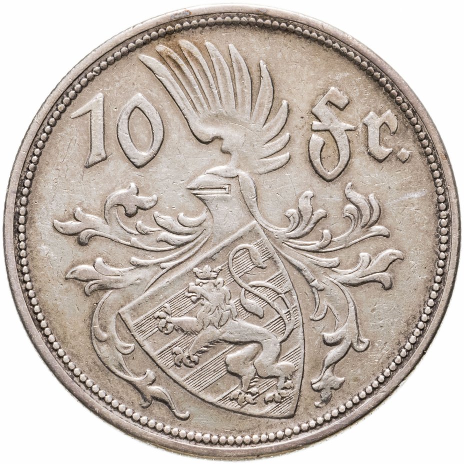 купить Люксембург 10 франков (francs) 1929