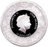 Купить Острова Кука 10 долларов 2017 "Фарфор Delft - Павлин", в футляре с сертификатом