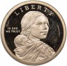 Купить США 1 доллар (dollar) 2018 S "Сакагавея доллар - Джим Торп "Уа-То-Хак" знак монетного двора: "S" - Сан-Франциско
