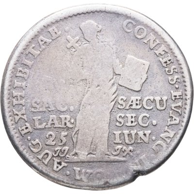 купить Любек 1 дукат (паттерн в серебре) 1730 "200 лет Аугсбургской конфессии"