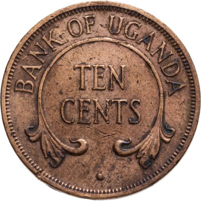 купить Уганда 10 центов (cents) 1970
