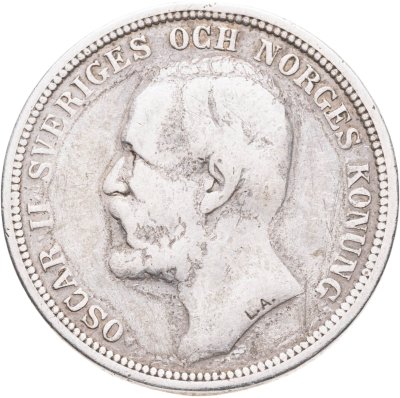купить Швеция 2 кроны (kronor) 1892