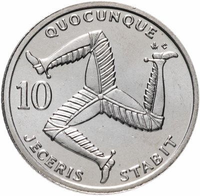 купить Остров Мэн 10 пенсов (pence) 1992