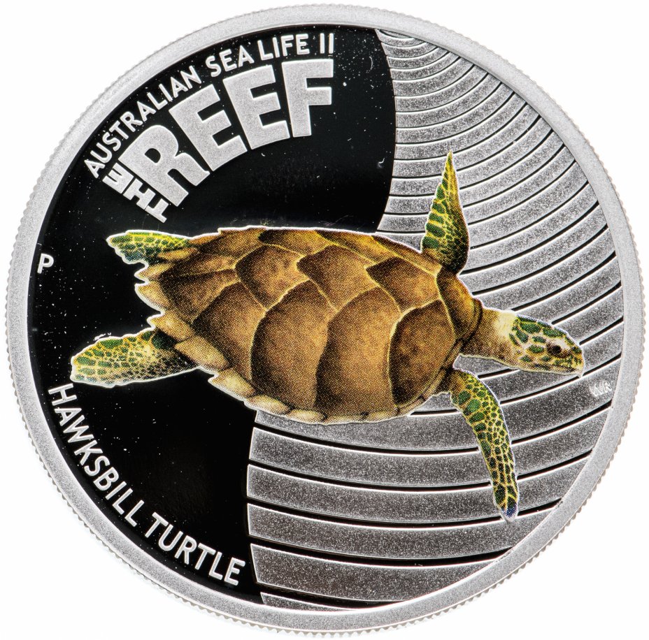 купить Австралия 50 центов (cents) 2011 "Австралийские рифы: Морская черепаха", в футляре с сертификатом