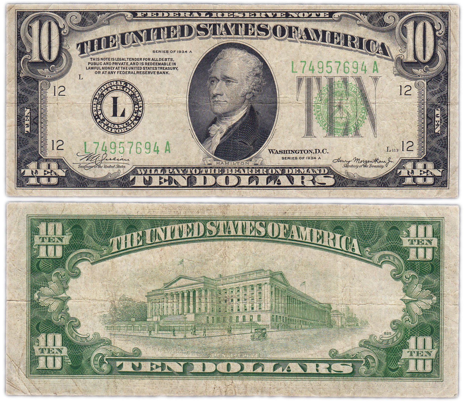 Доллары номинал купюр с фото
