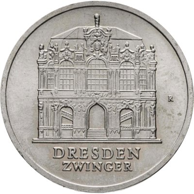 купить Германия (ГДР) 5 марок 1985 40 лет со дня разрушения Дрездена, Цвингер