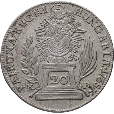 купить Венгрия 20 крейцеров 1765, Мария Терезия