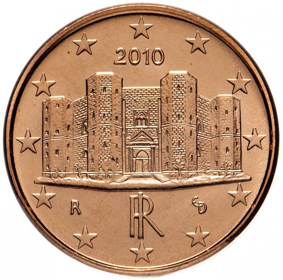 купить Италия 1 цент (cent) 2010