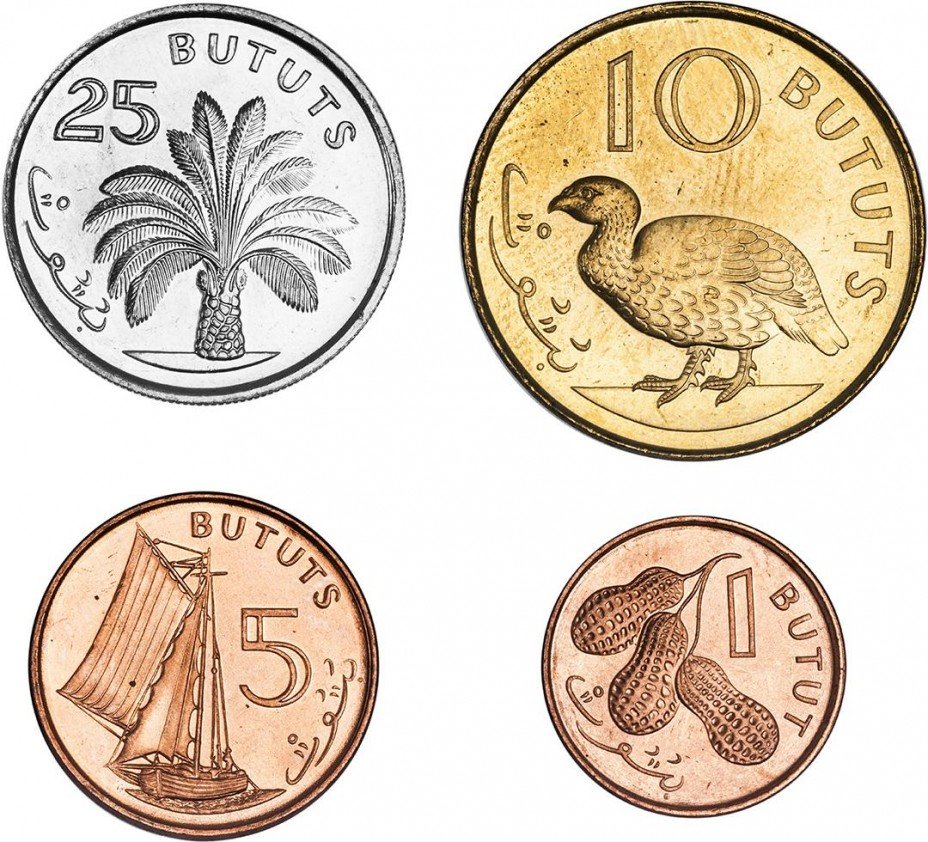 купить Набор монет Гамбия 1998 (4 штуки)