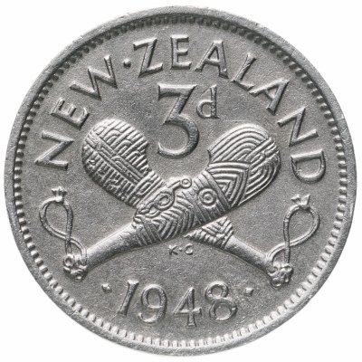 купить Новая Зеландия 3 пенса (pence) 1948