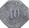 Купить Германия "Зангерхаузен" 10 пфеннигов 1917 нотгельд