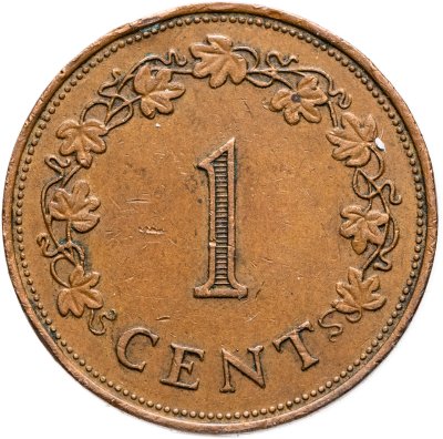 купить Мальта 1 цент (cent) 1975
