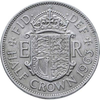 купить Великобритания 1/2 кроны (crown) 1963