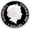 Купить Австралия 5 долларов 2008 Proof "Международный полярный год 2007-2008 Чайка" в футляре