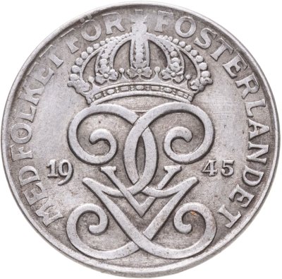купить Швеция 2 эре (ore) 1945