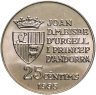 Купить Андорра 25 сантимов (centimes) 1995 50 лет Продовольственной программе (ФАО)