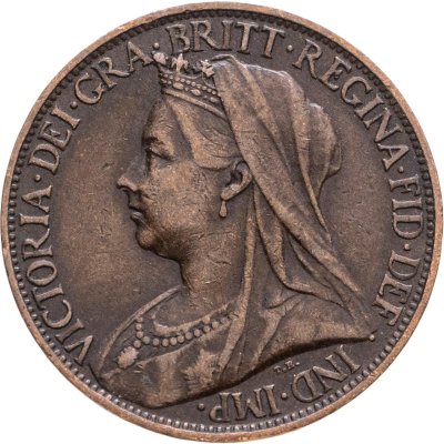 купить Великобритания 1 фартинг (farthing) 1896