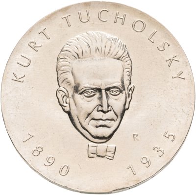 купить Германия (ГДР) 5 марок 1990 "100 лет со дня рождения Курта Тухольского"