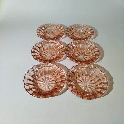 купить Набор из 6 розеток, стекло, СССР, 1970-1990 гг.