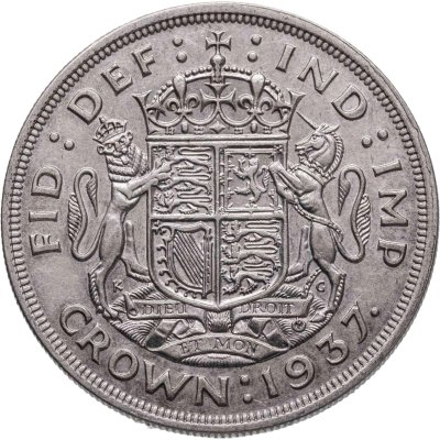 купить Великобритания 1 крона (crown) 1937 "Коронация Короля Георга VI"