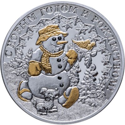 купить Остров Ниуэ 1 доллар 2008 «Снеговик»