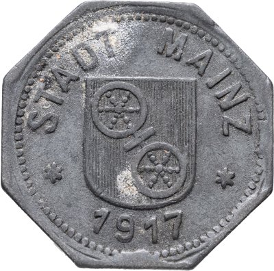 купить Германия "Майнц" 10 пфеннигов 1917 нотгельд