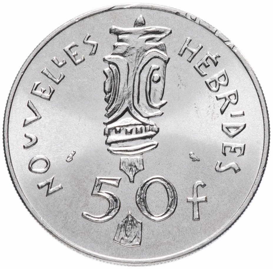 купить Новые Гебриды 50 франков (francs) 1972