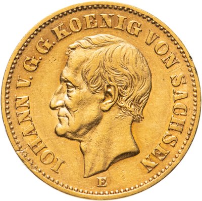 купить Германская империя (Саксония) 20 марок (mark) 1873