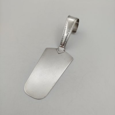 купить Лопатка для торта с загнутой ручкой, металл, СССР, 1960-1990 гг.