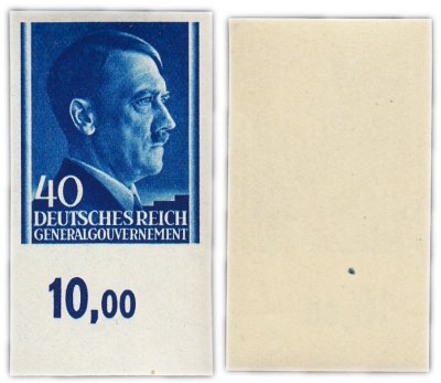купить Германия, Третий Рейх, марка номиналом 40 рейхспфеннигов с изображением Адольфа Гитлера