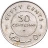 Купить Сомали 50 чентезимо (centesimi) 1967