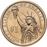 Купить США 1 доллар 2013 "25-й президент США - Уильям Мак-Кинли", знак монетного двора "P" - Филадельфия