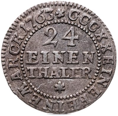 купить Германия, Саксония 1/24 талера 1763, Фридрих Август II