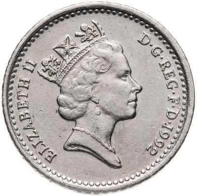 купить Великобритания 5 пенсов (pence) 1992