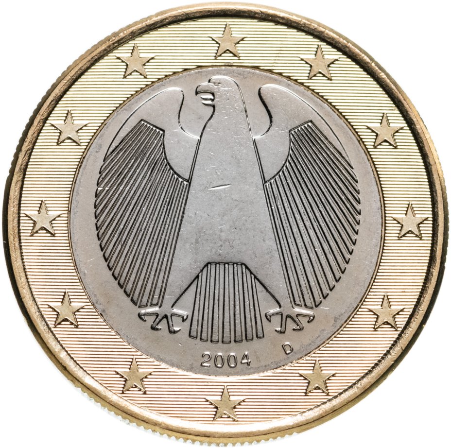 купить Германия 1 евро 2004 D