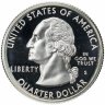 Купить США 25 центов (квотер, 1/4 доллара, quarter dollar) 1999 Делавэр
