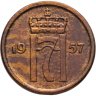 Купить Норвегия 1 эре (ore) 1957