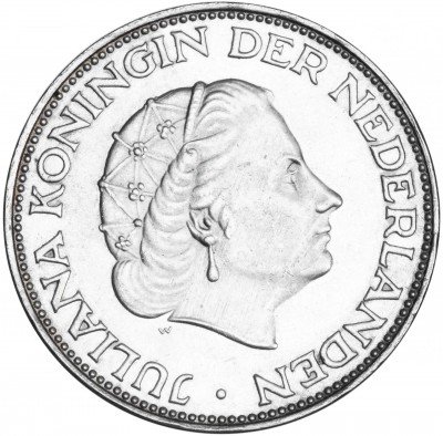 купить Нидерланды 2,5 гульденов 1966